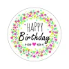 Guy Demarle Décors Comestibles|Décors En Sucre*24 disques Happy Birthday en azyme
