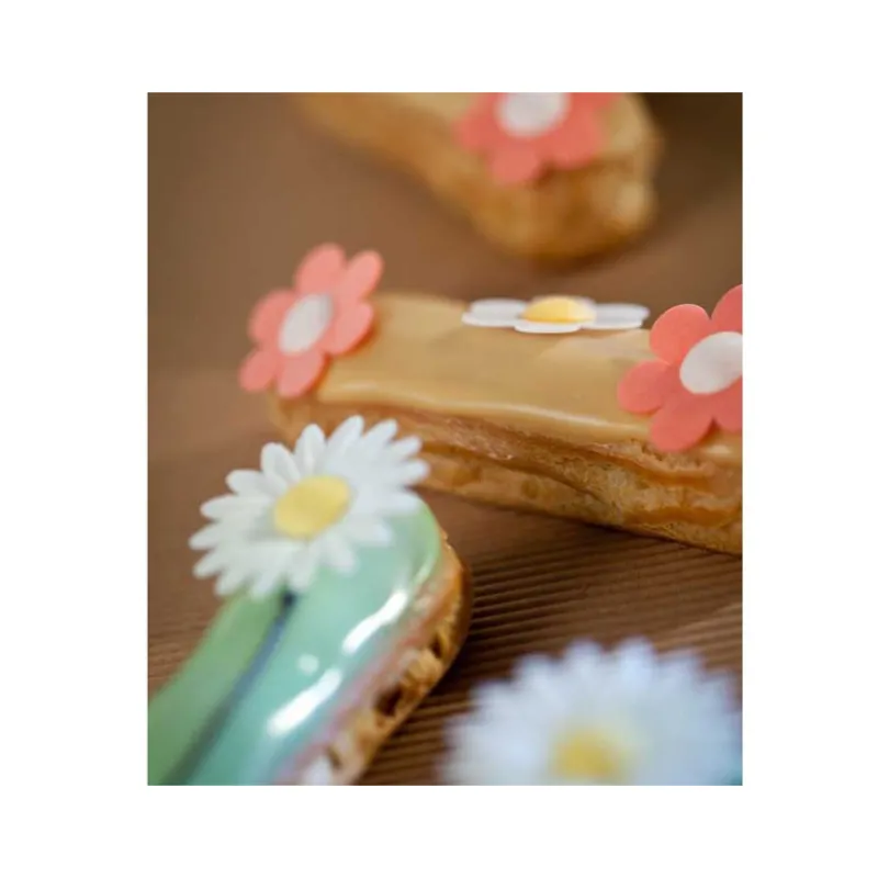 Guy Demarle Produits Bio|Décors Comestibles*10 marguerites en azyme bio