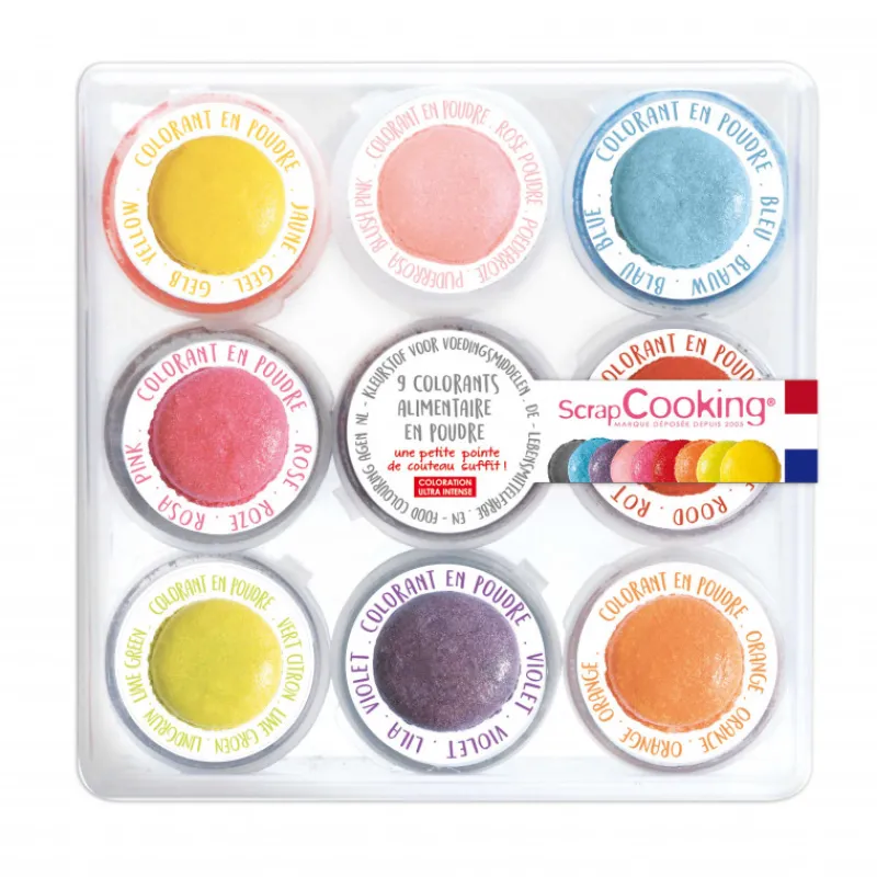 Guy Demarle Colorants Alimentaires|Décors*9 minis colorants en poudre
