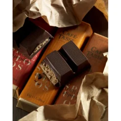 Guy Demarle Chocolats Individuels|Décors Comestibles*Barre de chocolat au lait fourrée spéculoos 45g