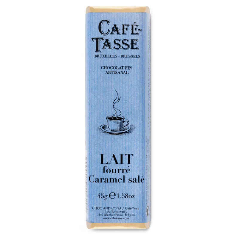 Guy Demarle Chocolats Individuels|Décors Comestibles*Barre de chocolat au lait fourrée caramel salé 45g