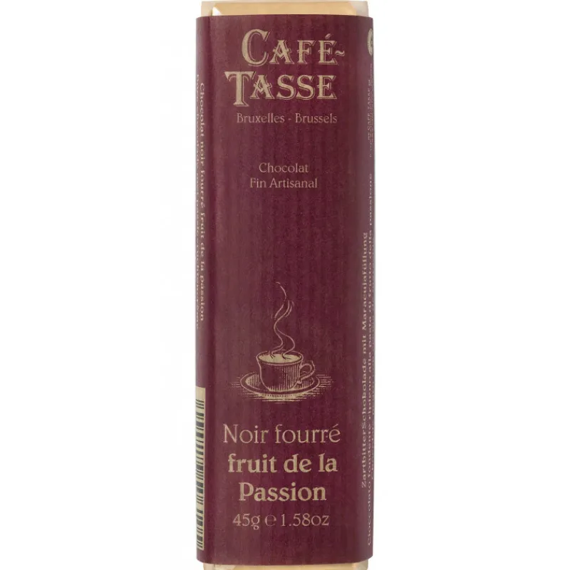 Guy Demarle Chocolats Individuels|Chocolats Et Pralinés*Barre de chocolat noir fourrée fruit de la passion 45g