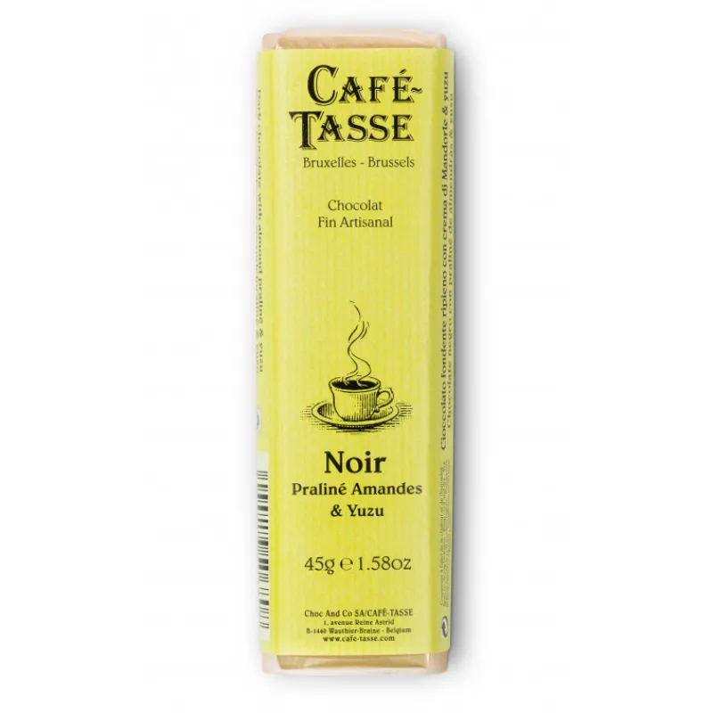 Guy Demarle Chocolats Individuels|Chocolats Et Pralinés*Barre de chocolat noir praliné amandes yuzu 45g