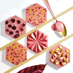 Guy Demarle Chocolats Et Pralinés|Pistoles De Chocolat*Chocolat de couverture Ruby 2,5kg Cacao Barry