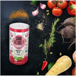 Guy Demarle Produits Bio|Épices Et Condiments*Ciao le sel ! Corsé - Substitut de sel, mélange de légumes et d'aromates bio, 70g