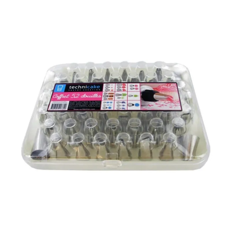 Guy Demarle Décors|Douilles Pâtisserie*Coffret 52 douilles décors fins inox Patis décor