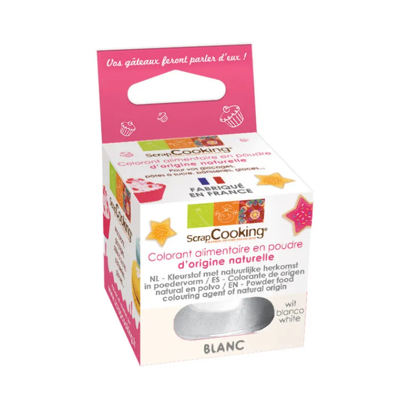 Guy Demarle Colorants Alimentaires|Décors*Colorant en poudre origine naturelle blanc