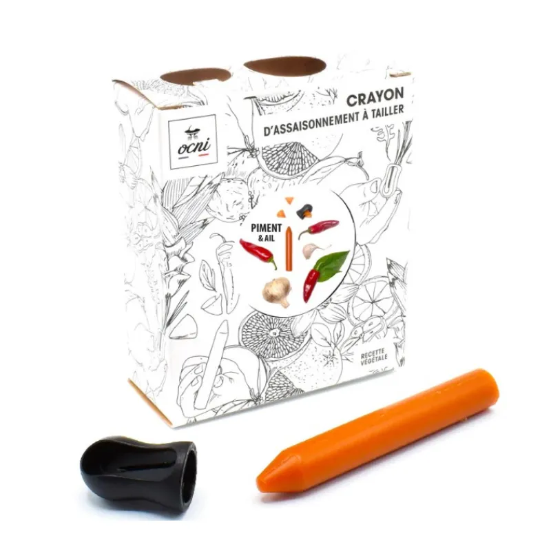 Guy Demarle Épices Et Condiments*Crayon d'assaisonnement à tailler Piment & ail BIO