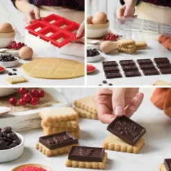 Guy Demarle Cadres Et Découpoirs*Kit petits beurres au chocolat - Spécial Noël