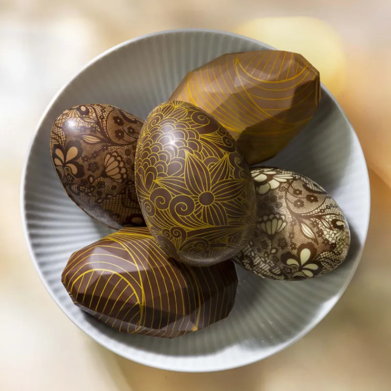 Guy Demarle Chocolats Et Pralinés|Moules À Chocolats*Kit Œufs 3D – Gold Art Floral