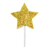 Guy Demarle Décors Réutilisables*Lot de 12 décorations : Etoiles dorées, 6,5 cm