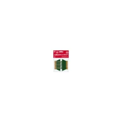 Guy Demarle Décors Réutilisables|Décors*Lot de 12 décorations : Sapins dorés, 5,5 cm