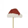 Guy Demarle Décors Réutilisables*Lot de 12 décorations: chapeaux de Père Noël 3,5 cm
