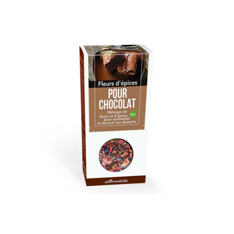 Guy Demarle Produits Bio|Décors Comestibles*Mélange de fleurs & d'épices pour chocolat bio 40 g