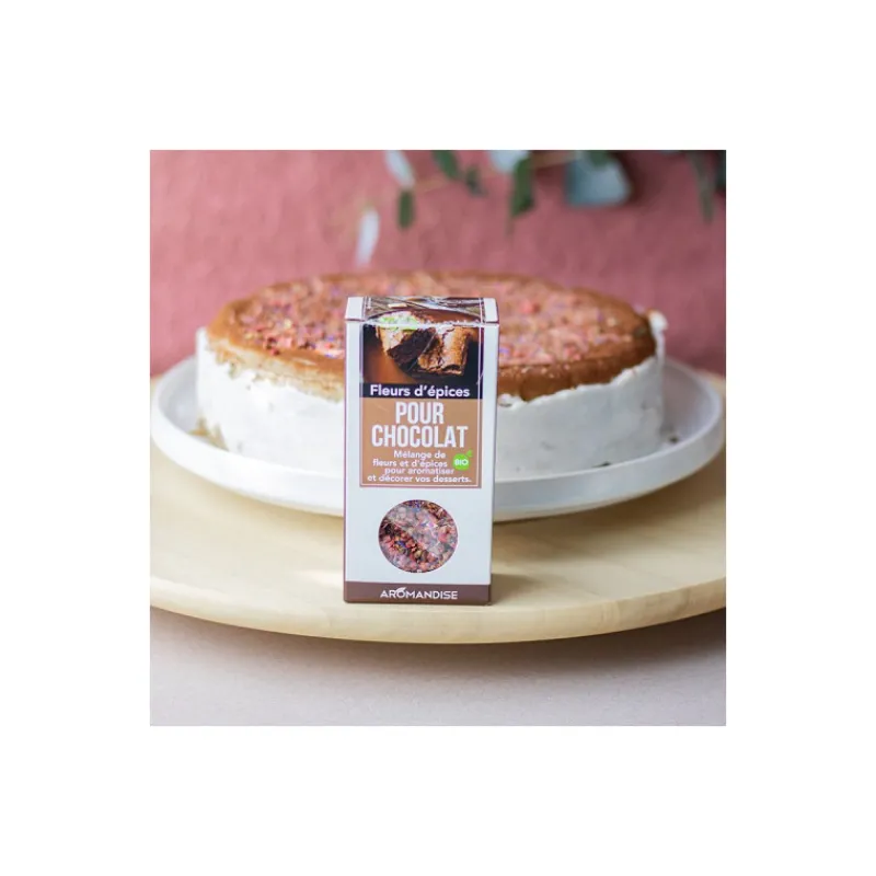 Guy Demarle Produits Bio|Décors Comestibles*Mélange de fleurs & d'épices pour chocolat bio 40 g