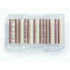 Guy Demarle Moules À Chocolats*Moule à chocolat - 18 demi-cigarettes, 8x85 mm (ou 9 cigarettes 3D)