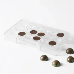 Guy Demarle Moules À Chocolats*Moule à chocolat - 18 demi-sphères, diam. 2,5 cm (ou 9 sphères 3D)