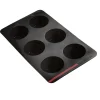 Guy Demarle Moule Bouchées Individuelles|Moules Multi-Empreintes*Moule 6 Muffins Droits OHRA®