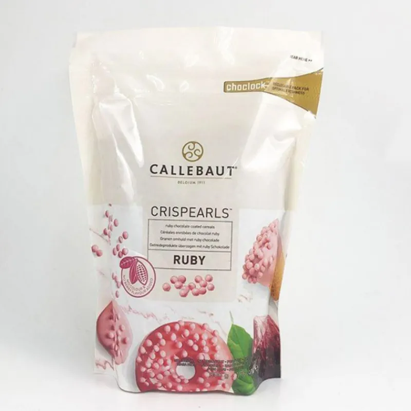 Guy Demarle Décors Comestibles|Décors En Sucre*Perles croustillantes chocolat Ruby 800g