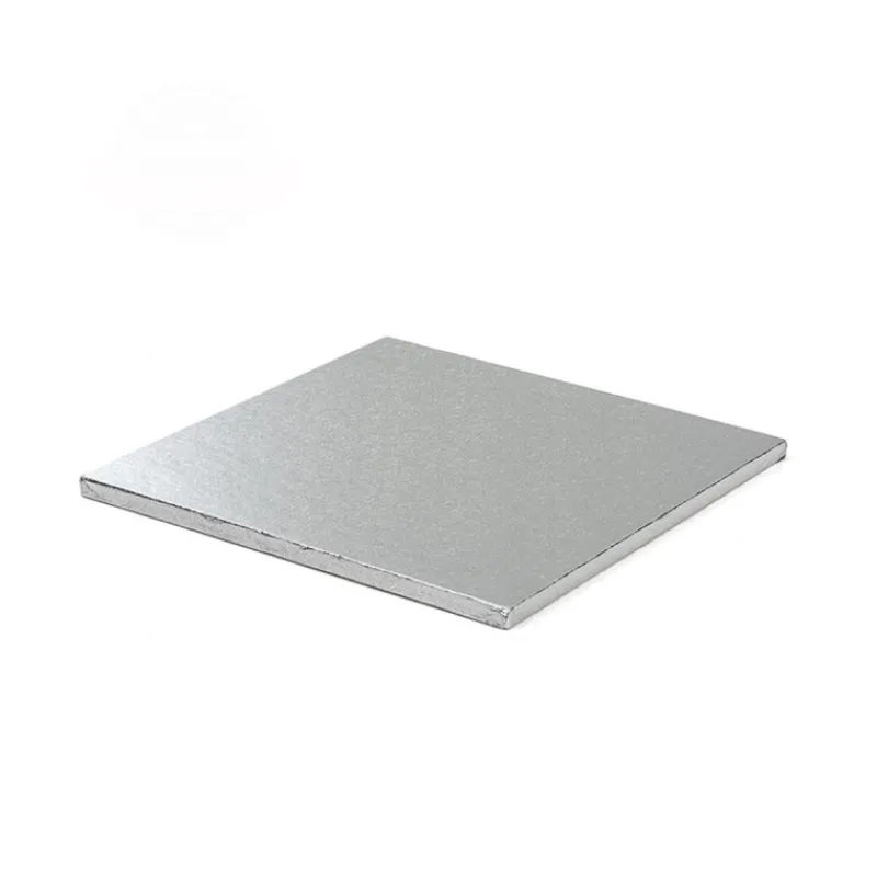 Guy Demarle Décors*Plateau carré argenté 35cm