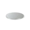 Guy Demarle Décors*Plateau rond argenté Diamètre 36cm