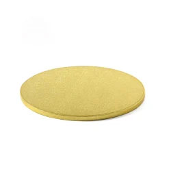 Guy Demarle Décors*Plateau rond doré Diamètre 36cm