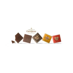 Guy Demarle Décors Comestibles|Décors En Sucre*Pochette 24 carrés de chocolat napolitains- 6 goûts 120g