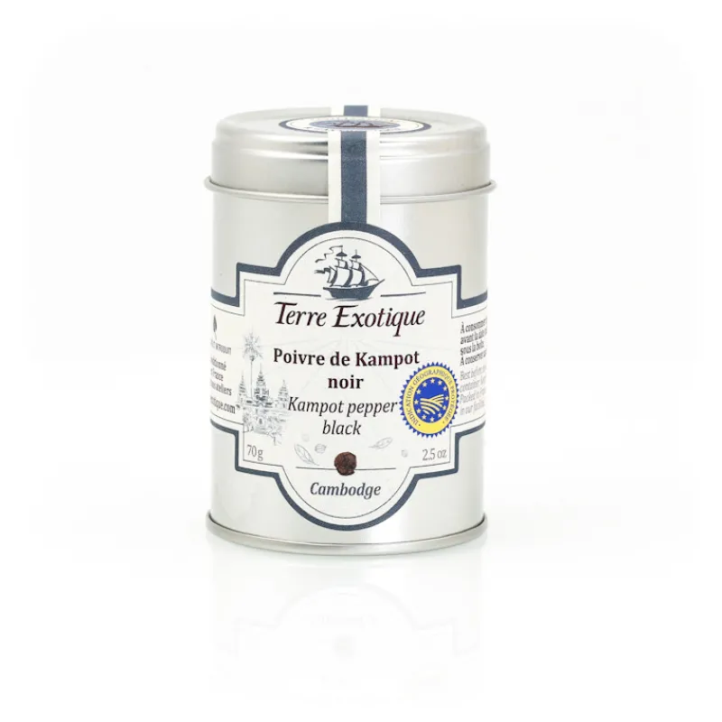 Guy Demarle Épices Et Condiments*Poivre noir de Kampot 70 g