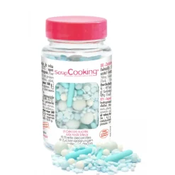 Guy Demarle Décors Comestibles|Décors En Sucre*Pot décors sucrés mix rods bleu70g