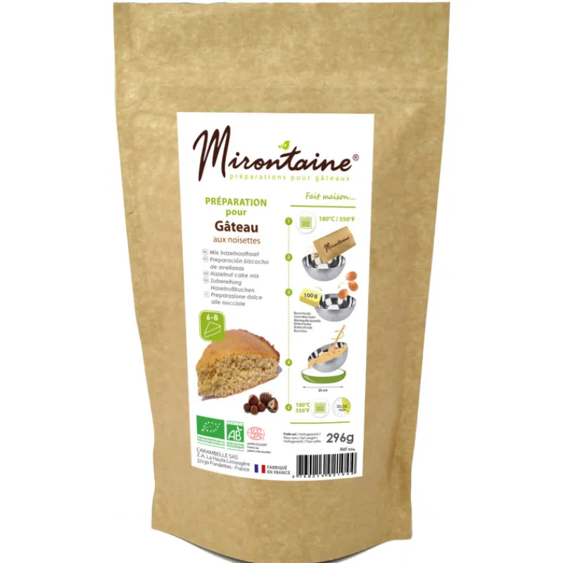 Guy Demarle Produits Bio|Préparations Culinaires*Préparation bio Gâteau aux noisettes 296g