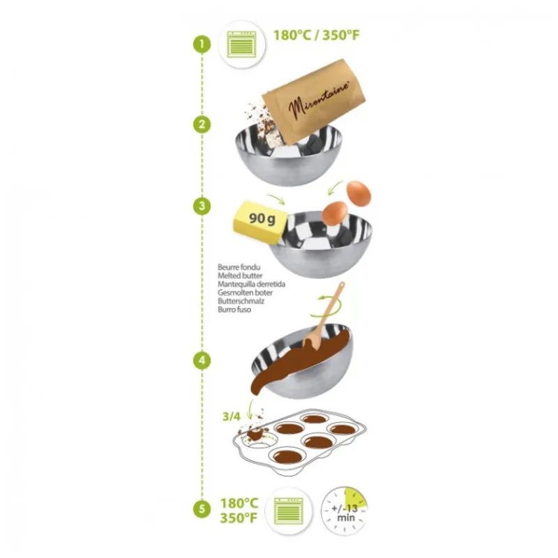 Guy Demarle Produits Bio|Préparations Culinaires*Préparation bio Moelleux chocolat / écorces d'orange 240g