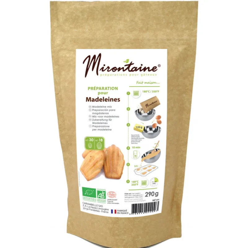 Guy Demarle Produits Bio|Préparations Culinaires*Préparation bio pour madeleines