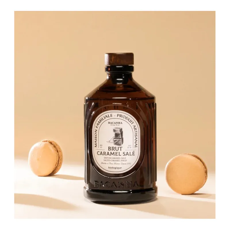 Guy Demarle Sirop & Sauces|Produits Bio*Sirop caramel salé brut - Biologique - 400 ml