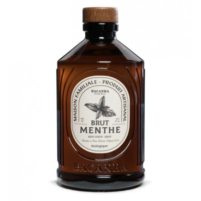 Guy Demarle Produits Bio|Sirops*Sirop de menthe brut - Biologique - 400 ml
