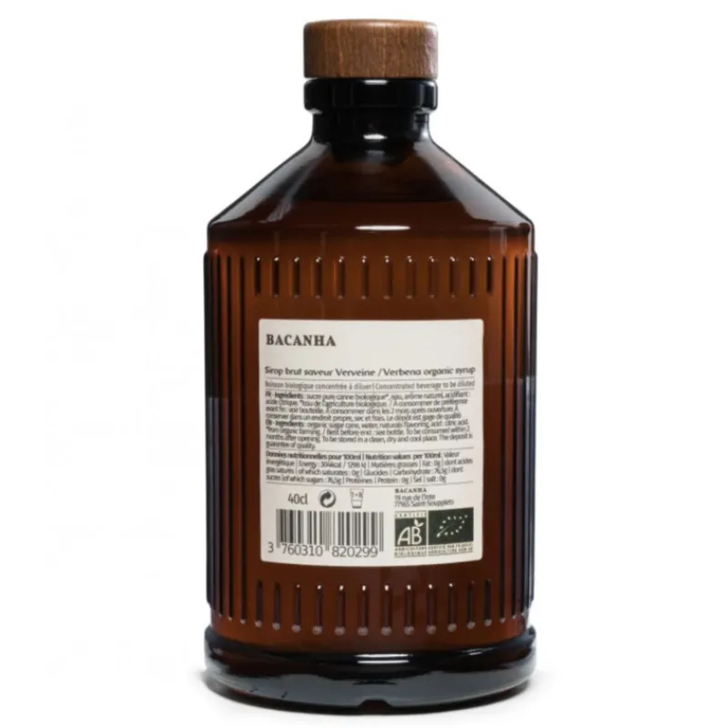 Guy Demarle Produits Bio|Sirops*Sirop de verveine brut - Biologique - 400 ml