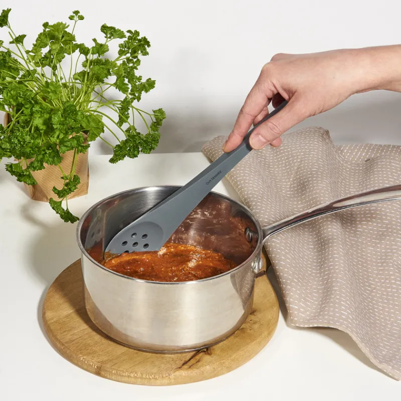 Guy Demarle Accessoires|Spatules & Maryses*Spatule double embout cuillères ajourées - Corail
