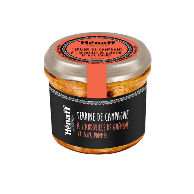Guy Demarle Apéritif|Tartinables Et Sauces*Terrine de campagne à l'andouille de Guémené et aux pommes 90g